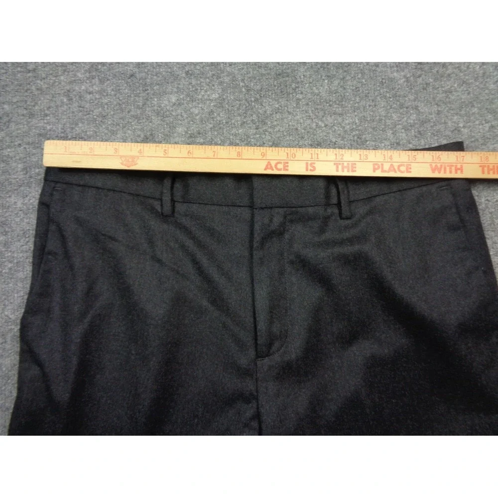 Banana Republic Pants Mens 34x30 Dark Gray Vitale Barberis Canonico Flannel 120s